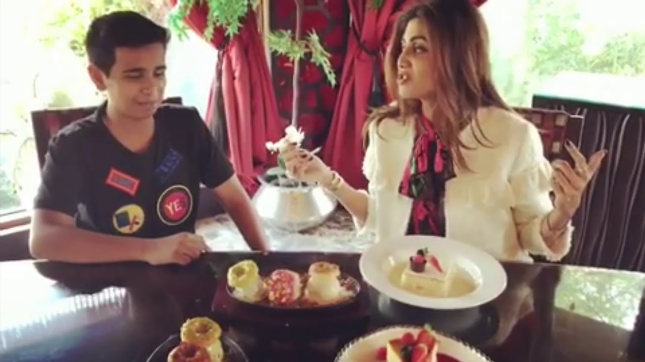 Bollywood Actor Shilpa Shetty Meets Rashed Belhasa (Dubai’s Richest Kid)