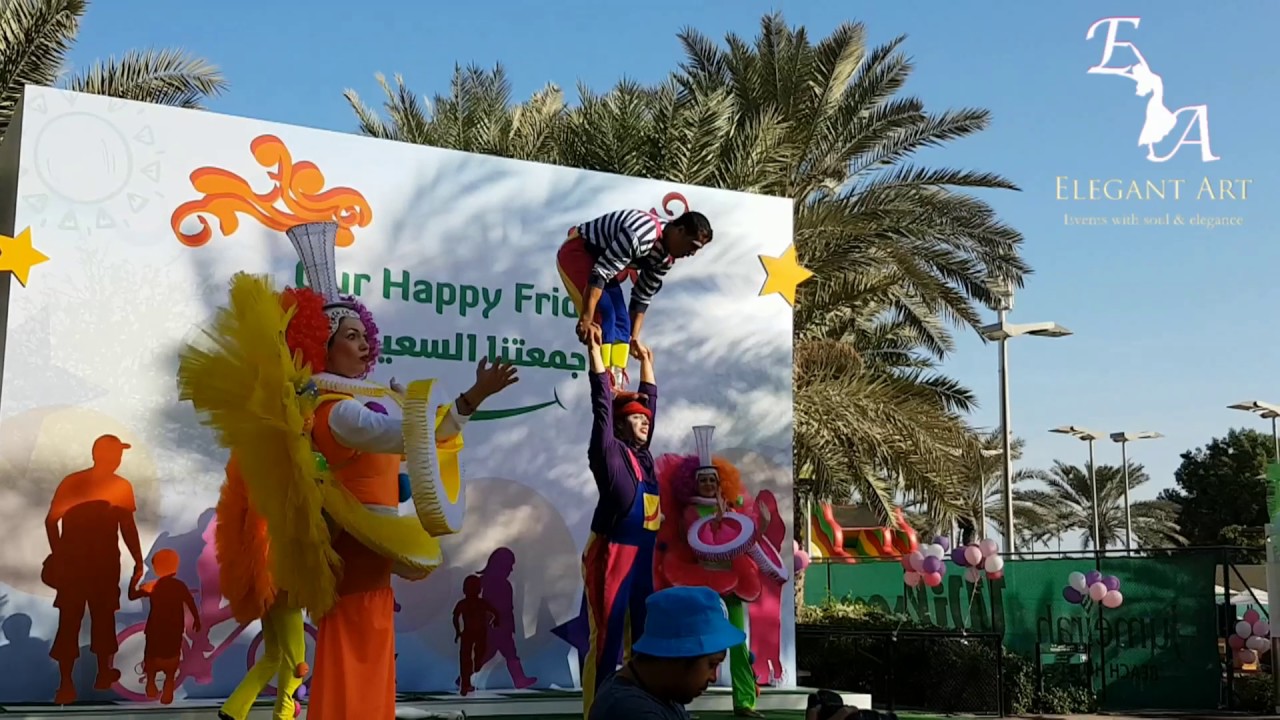 Circus Parade Performers in Dubai by Elegant Art Events, UAE