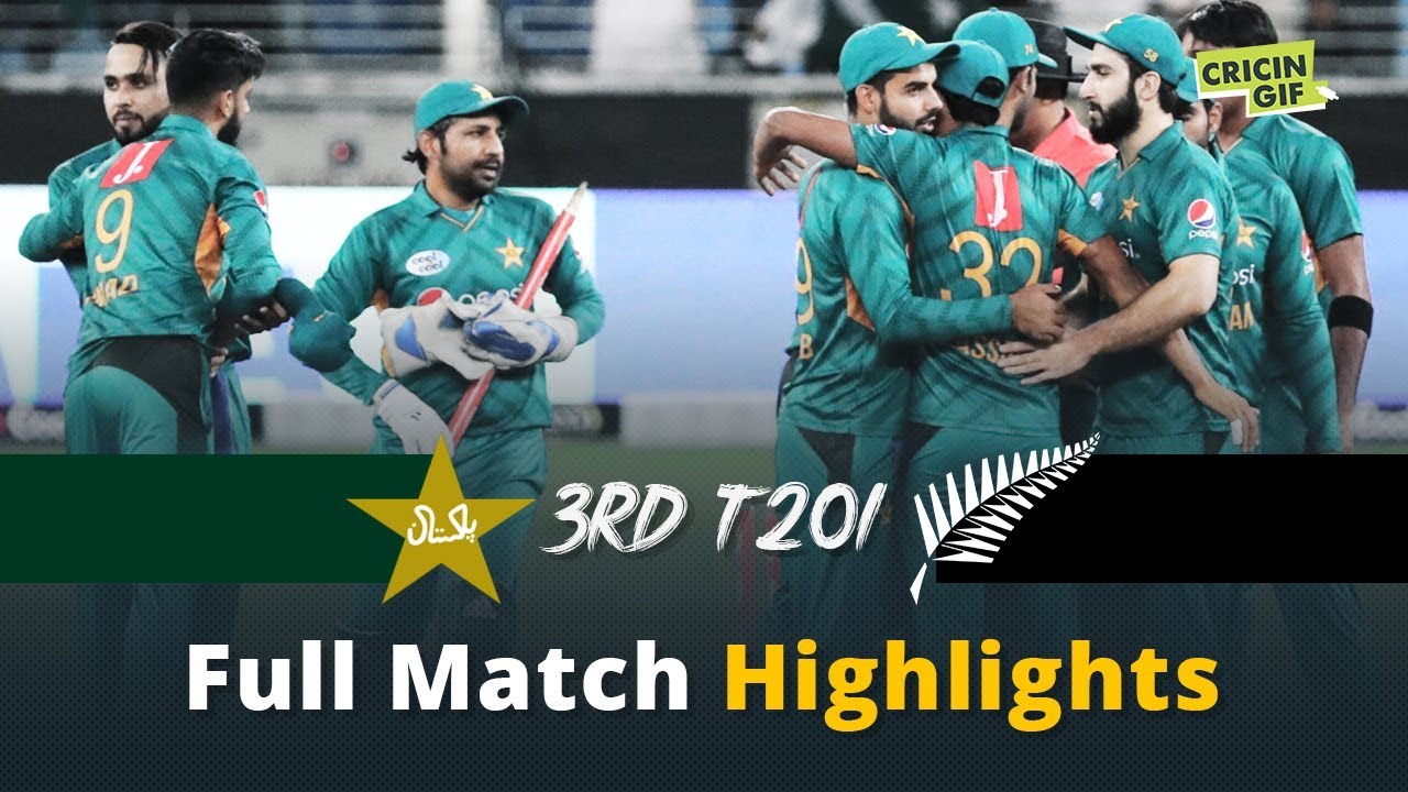Full Match Highlights: Pakistan vs New Zealand, 3rd T20I, Dubai