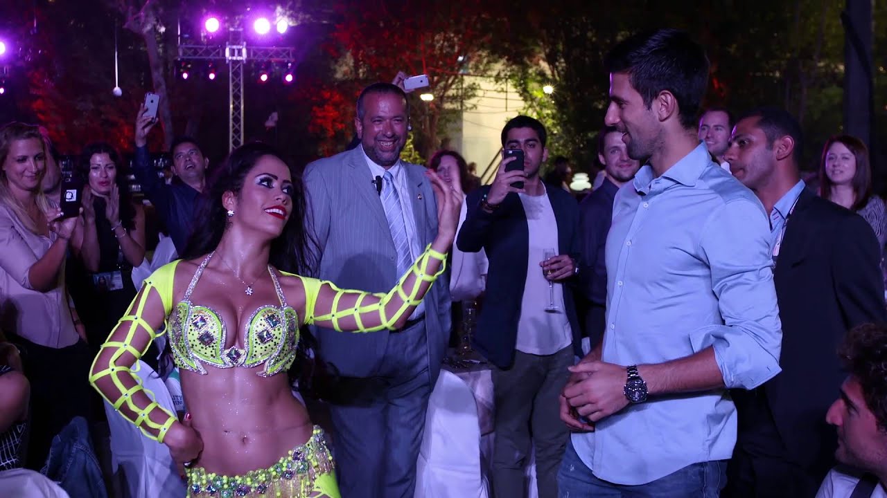 Djokovic Belly Dances At Dubai 2016 Party