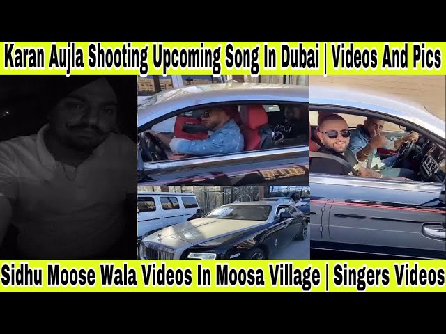 Karan Aujla In Dubai | Sidhu Moose Wala In Moosa Village | Punjabi Singers Videos 2020 | Fun Time