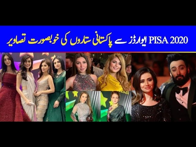 Beautiful Pictures of Pakistani Actors At PISA Award 2020 in Dubai